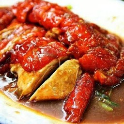 เป็ดย่าง ครึ่งตัว