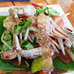 ตำเกาเหลาปูม้าสด