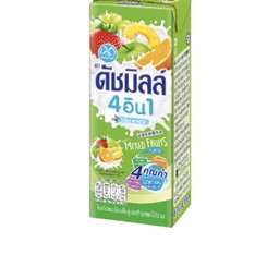 นมเปรี้ยวดัชมิลล์ รสผลไม้รวม 180 มล.