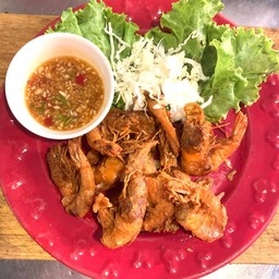 กุ้งทอดกระเทียม