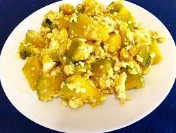 ผัดฟักทองใส่ไข่