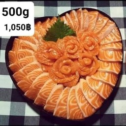 เค็กแซลม่อน ซาชิมิ