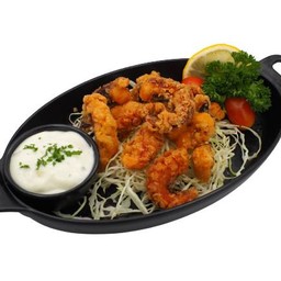 หนวดปลาหมึกชุปแป้งทอด