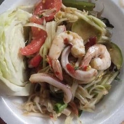ร้านแม่น้องนนท์พาแซ่บ ท่าไม้