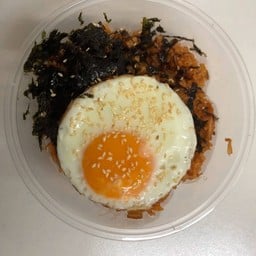 ข้าวผัดกิมจิ หมูสามชั้น