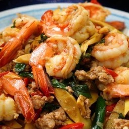 ผัดหน่อไม้ทะเล-รวมมิตร