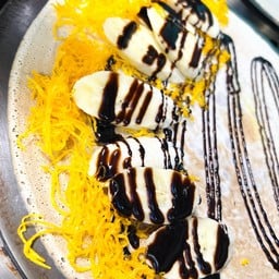 เครป ฝอยทอง+กล้วยหอม