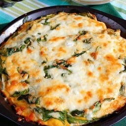 Baked spinach cheese