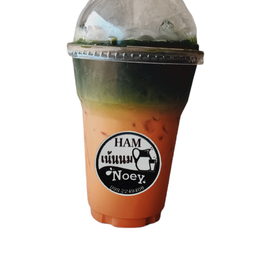 ชานมเย็น+น้ำชาเขียว