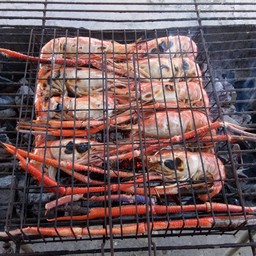 กุ้งเผาไซส์ XXL ครึ่งโล