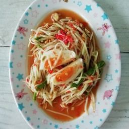 ตำไทยไข่เค็ม