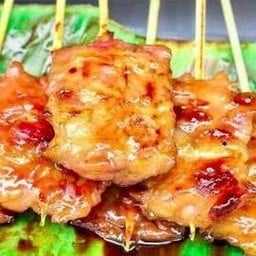 หมูปิ้งนมสด 5ไม้ใหญ่