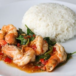 กระเพรากุ้ง