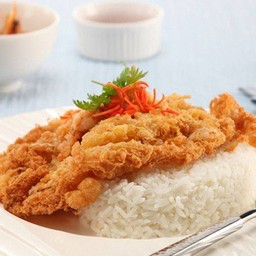 ข้าวไข่เจียว กุ้งสับ