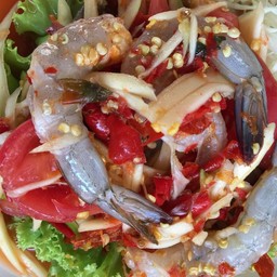 ตำไทยกุ้งสด