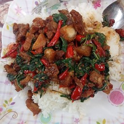 ครัวคุณพ่อ ซ. บัวแก้ว  อาหารตามสั่ง ข้าวปลาแกะ ส้มตำ ผัดกระเพรา ผัดพริกแกง ต้มยำ ยําวุ้นเส้น ผัดพริก สาขา บัวเเก้ว