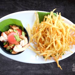 ส้มตำทอด