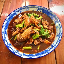กับข้าวพริกแกงไก่ตุ๋น