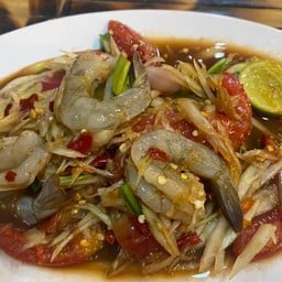 ตำกุ้งสด
