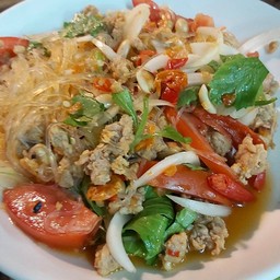 ยำวุ้นเส้นหมูสับโบราณ