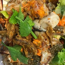 มะม่วงปูม้าหอยนารมปลากรอบ