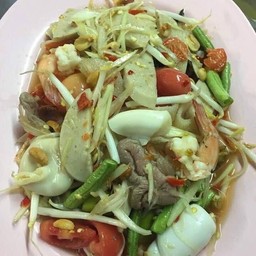 ตำเกาเหลาปูปลาร้า