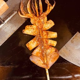 หมึกย่างกะทะร้อน 铁板鱿鱼 squidlicious พระราม 9