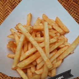 เฟรนฟรายเขย่าผงบาบีคิวขนาดกลาง