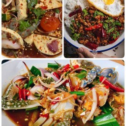 ยำ ตำ แซ่บ แซ่บ นู๋นิสา &อาหารตามใจสั่งมาByคนกาญ  สาขา2 จากร้านยำนู๋นิสา ยำแซ่บ