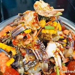 ยำข้าวโพดปูม้า