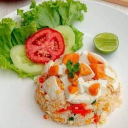 ข้าวผัดหมูสับไข่เค็ม