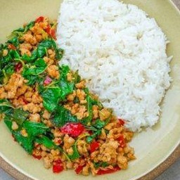 ข้าวกระเพราหมูสับ