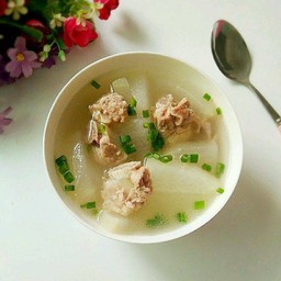 ฟักต้มซี่โครงหมู冬瓜排骨汤