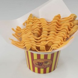 ไก่เกาหลี เฟรนฟรายราดชีส แฟลต 13