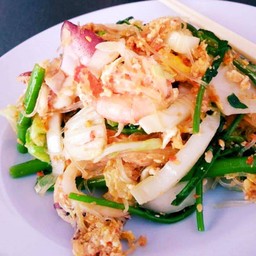 สุกี้แห้ง หมู,ไก่,เครื่องใน