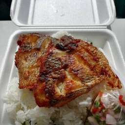 Fried Fish With Rice And Chili Fish Sauce