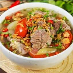 ข้าวมันไก่ 2 กล่อง + ซุปเนื้อวัว 1 ถุง