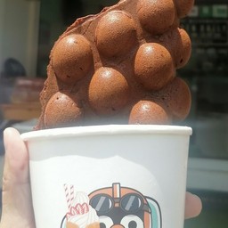 วาฟเฟิล ฮ่องกง  โกโก้