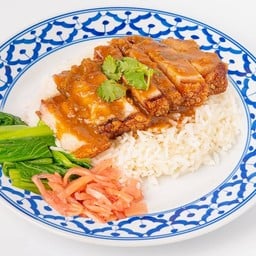 ข้าวหมูกรอบ