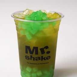 ชาเขียว+วุ้นแอปเปิ้ล