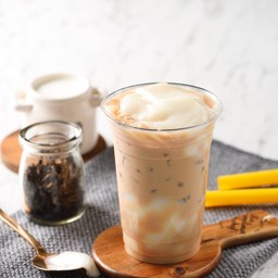 ชานม+พุดดิ้งนม