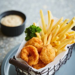 Peppery Shrimp Crumble Pop