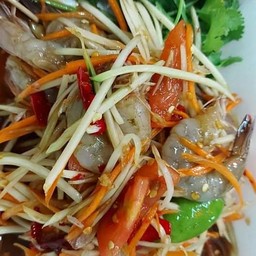 ตำปูปลาร้ากุ้งสุก