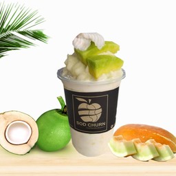 มะพร้าว+แตงไทย+นมสดปั่น (22oz)