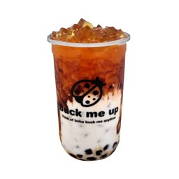 ชาไทยลาเต้บราวชูก้า