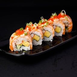 Salmon aburi roll 5 pc.