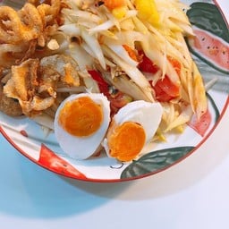 ส้มตำยโสธร  ตลาดสุวรรณเกลียวทองหทัยราช