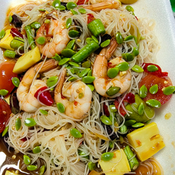 ตำเส้นหมี่กุ้งสุกหน่อไม้