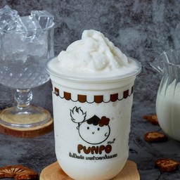 ปั่นโป๋พลัส มะพร้าวเผาปั่นนมสด บางบัวทอง บางบัวทอง