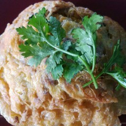 ข้าวราดไข่เจียวหมูสับ